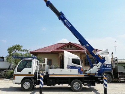 เช่ารถกระเช้าไฟฟ้า รายวัน ราคาถูก - รถเครนนครปฐม - โสภณเครนขนส่ง