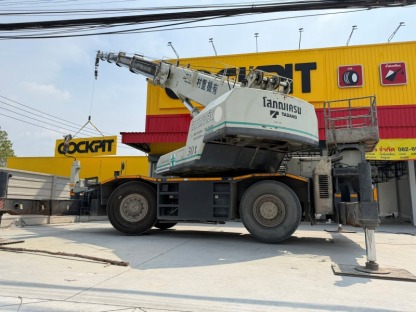 เรียกรถเครนงานติดตั้งป้ายโฆษณา - รถเครนนครปฐม - โสภณเครนขนส่ง